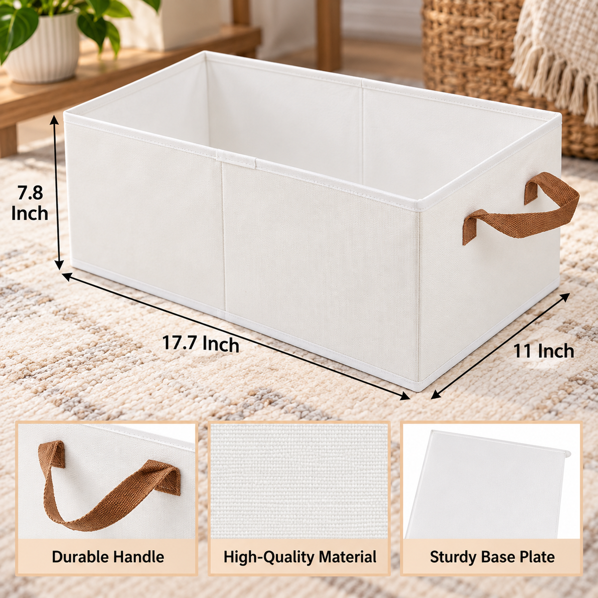 Foldable Fabric Closet Storage Bins