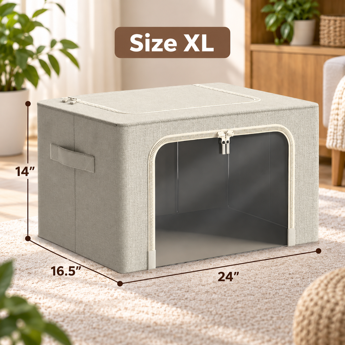 Stackable Foldable Clothes Storage Box