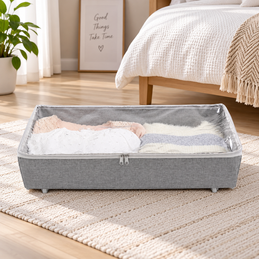 Rolling Under-Bed Storage Organizer