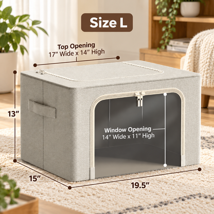 Stackable Foldable Clothes Storage Box