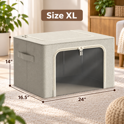 Stackable Foldable Clothes Storage Box