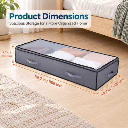 Foldable Under-Bed Storage Bins