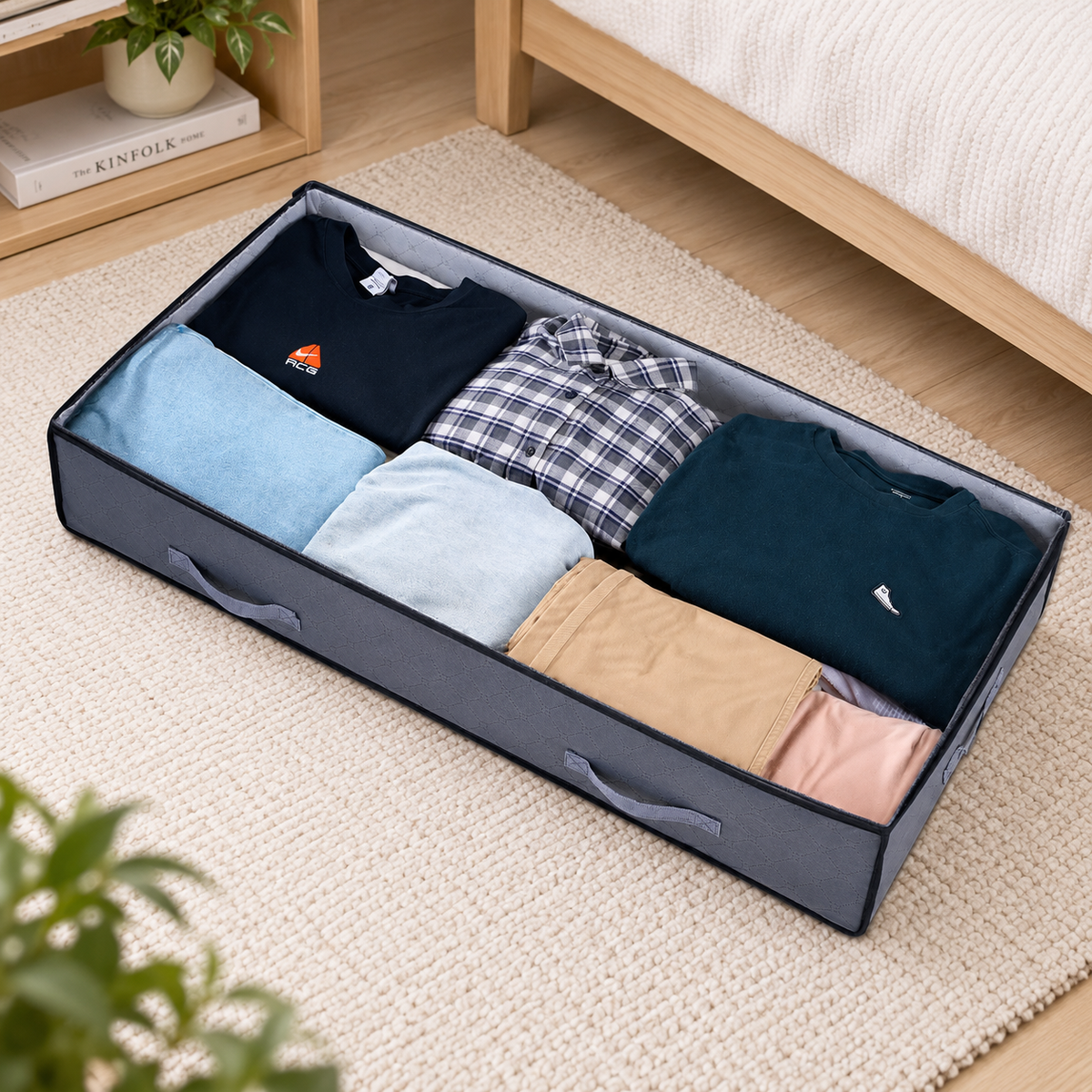 Foldable Under-Bed Storage Bins