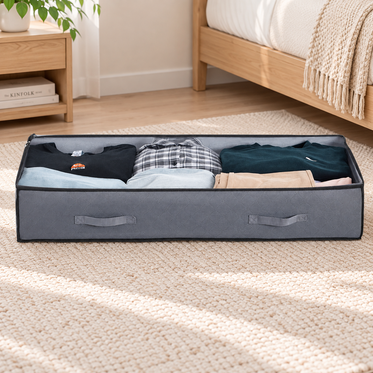 Foldable Under-Bed Storage Bins